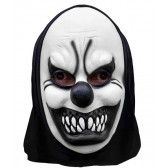 Máscara Látex Palhaço Preto Spook - Máscaras de Terror