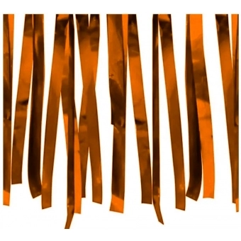 Varal Decorativo de Fitas Metalizadas Laranja 10 Metros