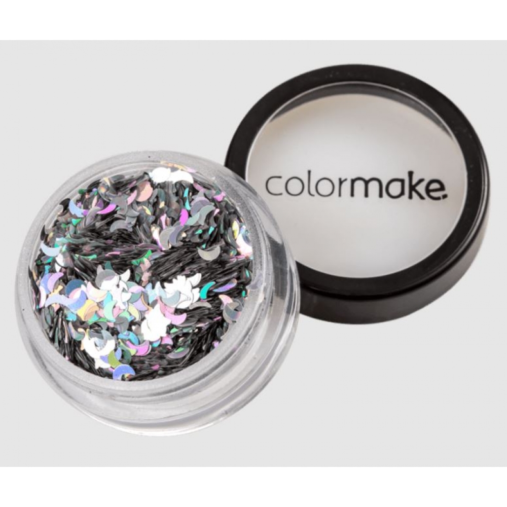Glitter Formatos 2g Lua Prata Colormake - Maquiagem