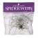 Teia de Aranha Branca Halloween 20g Com 2 Aranhas - Halloween