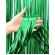 Cortina de Ráfia Metalizada Verde 1m x 2m - Decoração