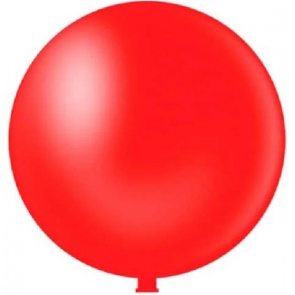 Balão FatBall Liso Vermelho Pic Pic - Balões