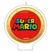 Vela de Aniversário Super Mário Festcolor - Temas Infantis