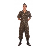 Fantasia Exército Masculino Adulto Rei Eli Ana - Fantasias Adultos