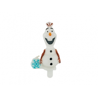 Vela 3D Frozen Olaf Regina Festas
