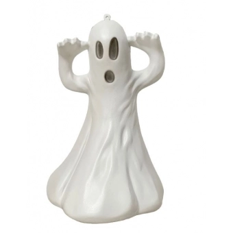 Enfeite Halloween Fantasma Branco de Plástico
