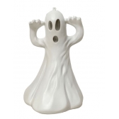 Enfeite Halloween Fantasma Branco de Plástico - Halloween