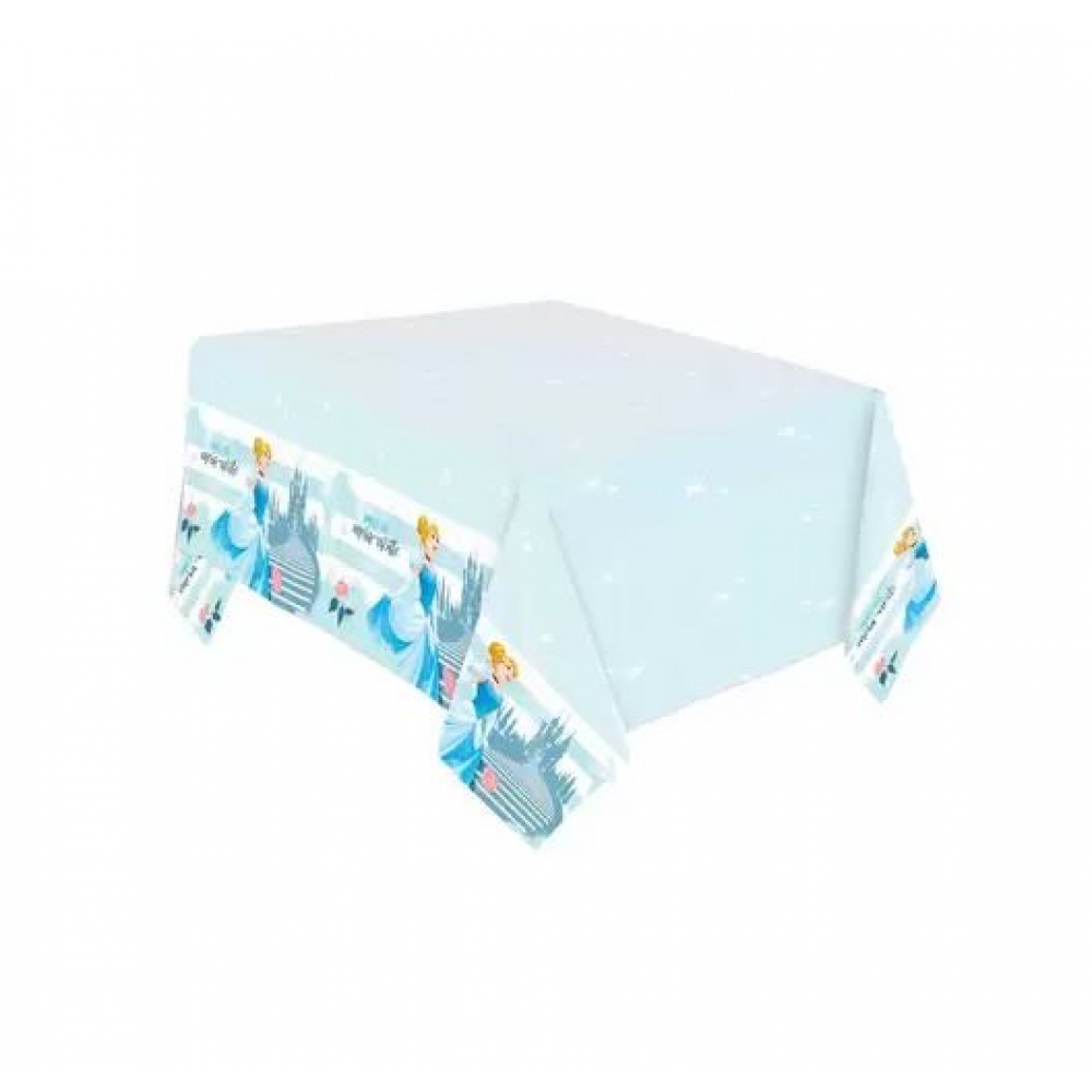 Toalha de Mesa de Papel Cinderela Clássica Regina Festas - Temas Infantis