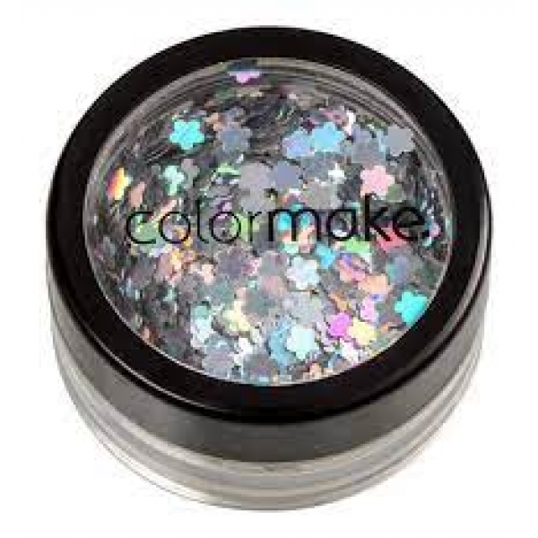 Glitter Formatos 2g Flor Prata Colormake - Maquiagem