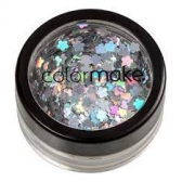 Glitter Formatos 2g Flor Prata Colormake - Maquiagem