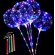 Kit Balão Bubble Colorido Com Vareta e Led - Balões