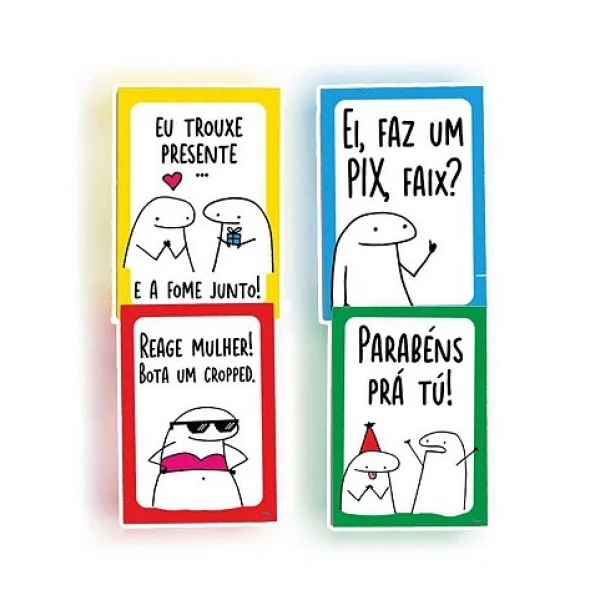 Quadros Decorativos Flork Meme c/4 Festcolor - Temas Variados
