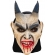 Máscara Látex Chifrudo Capuz Spook - Máscaras de Terror