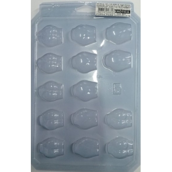 Forma de Chocolate Erótica Partes Femininas c/14 Anelli