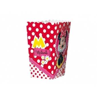 Caixa Para Pipoca Red Minnie c/8 Regina Festas