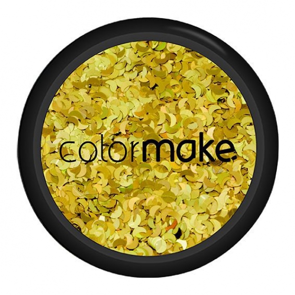 Glitter Formatos 2g Lua Ouro Colormake - Maquiagem