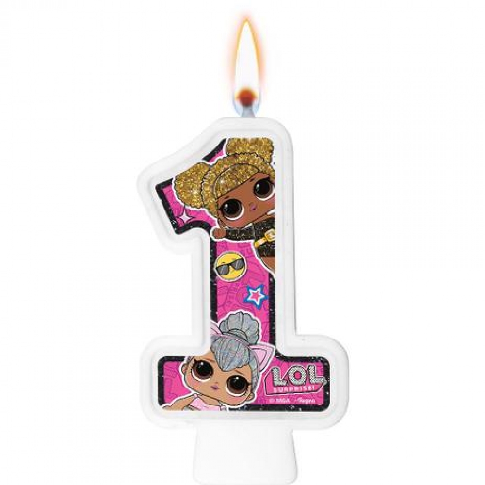 Vela Numeral Lol Surprise Regina Festas - Temas Infantis