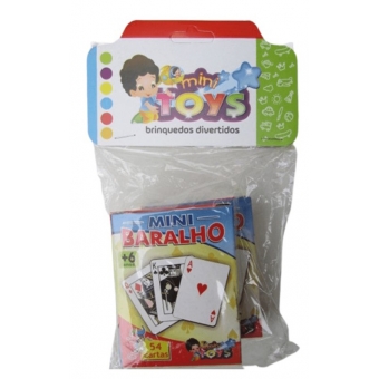 Mini Baralho c/2 Mini Toys