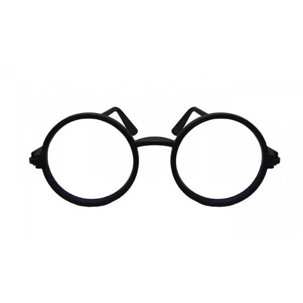 Óculos Redondo Preto Harry Potter Sem Lente Rasul - Óculos