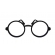 Óculos Redondo Preto Harry Potter Sem Lente Rasul - Óculos