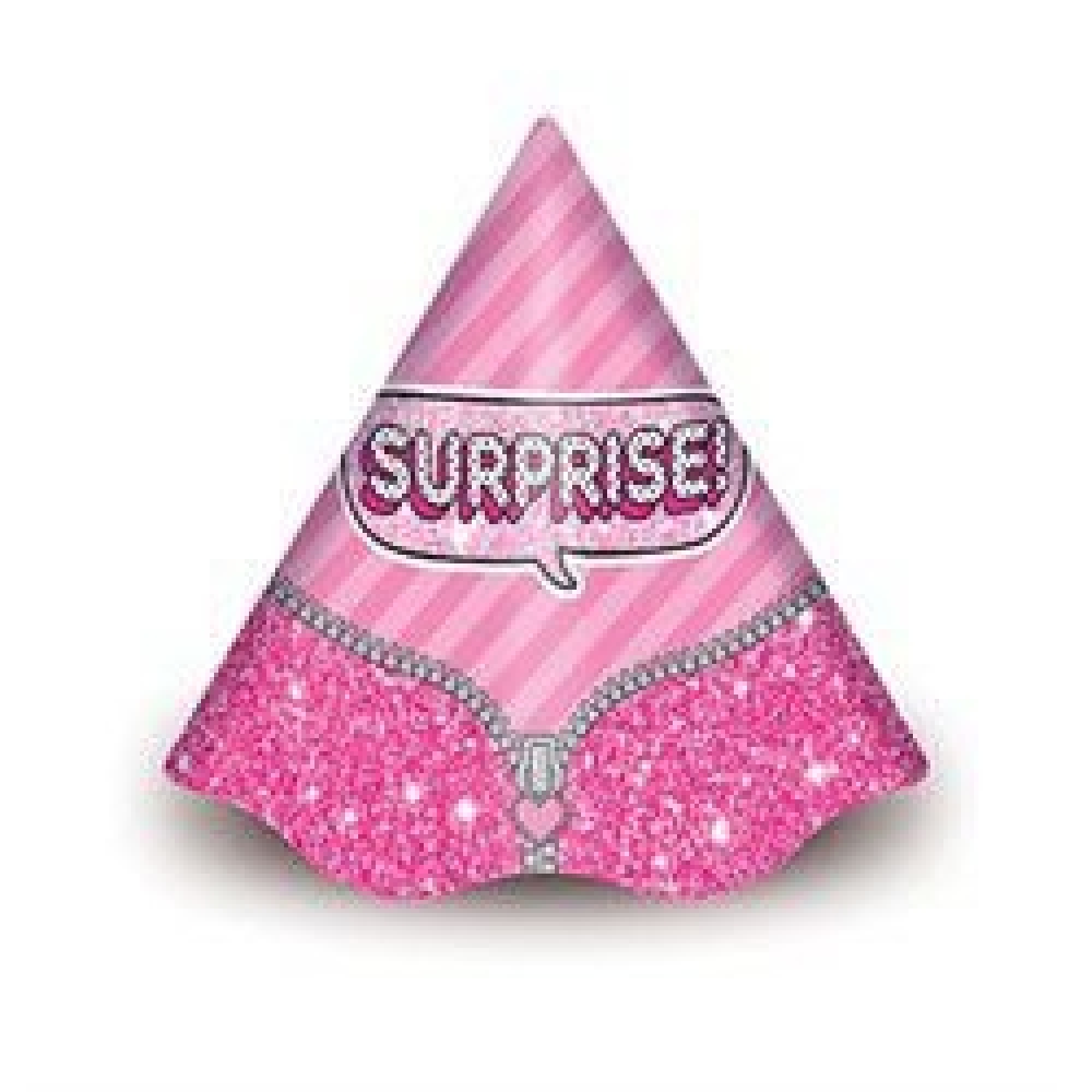 Chapéu Cone Surprise c/8 Junco - Temas Infantis