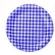 Prato Redondo Xadrez Azul Escuro c/8 Kaixote - Descartáveis