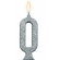 Vela Parabéns Glitter Prata Regina Festas - Velas