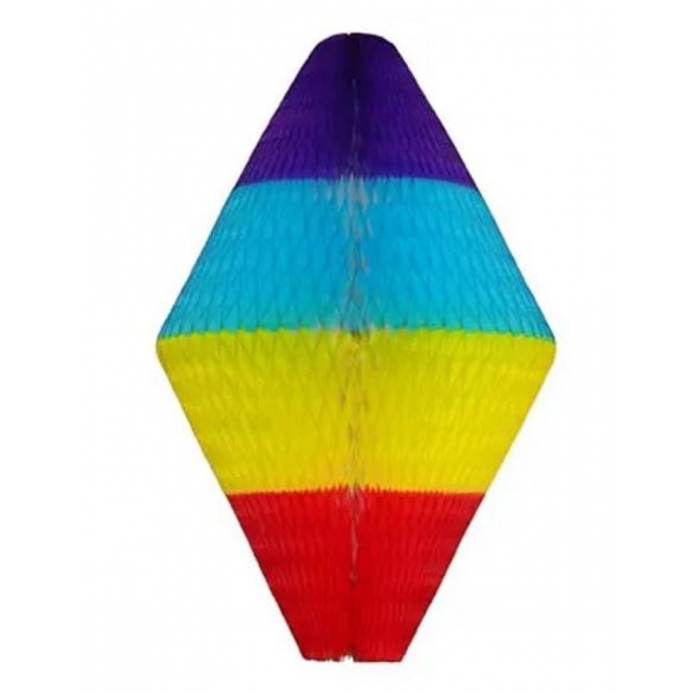 Balão de Papel Oriental Arco Íris 240mm Girotoy - decoração de papel