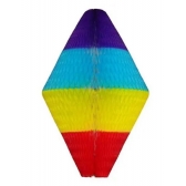 Balão de Papel Oriental Arco Íris 240mm Girotoy - decoração de papel