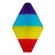 Balão de Papel Oriental Arco Íris 240mm Girotoy - decoração de papel