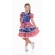 Vestido Junino Infantil Fogueira c/ Bolsa - Fantasias Juninas