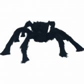 Aranha Halloween Preta Peluda Média - Halloween