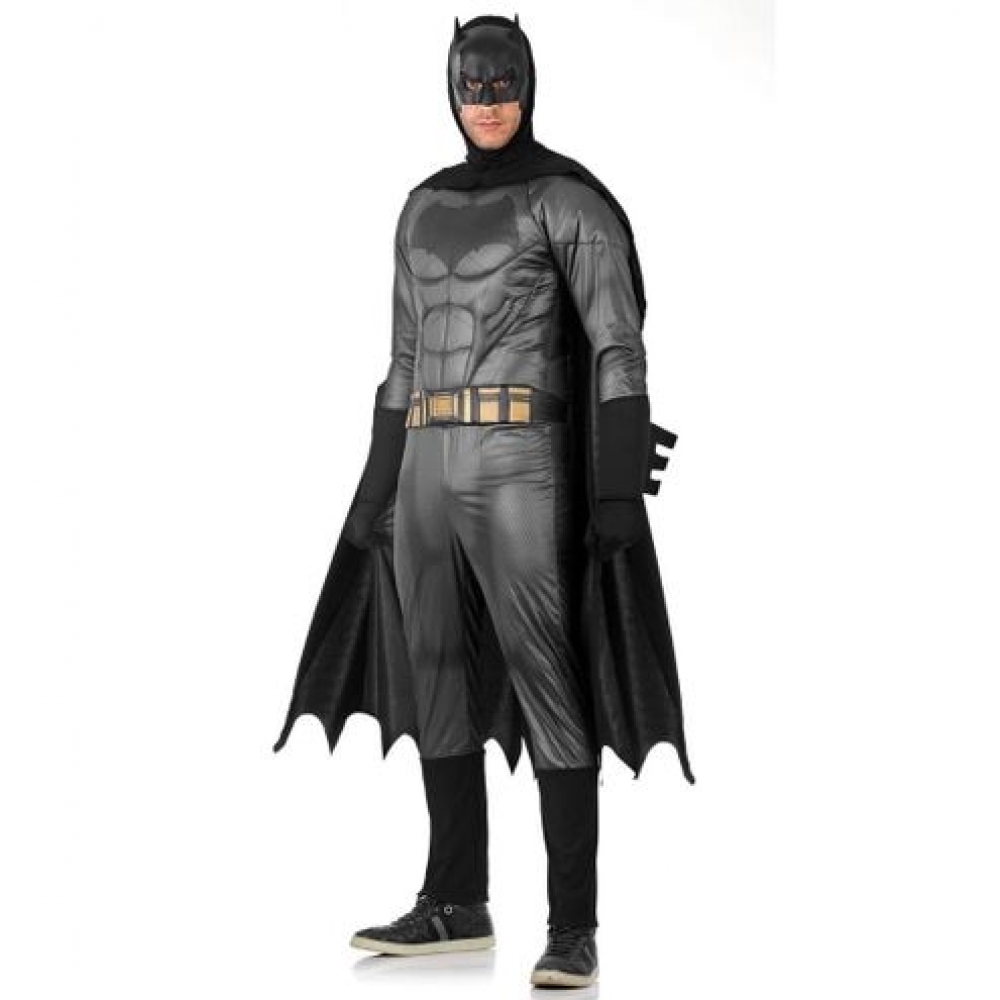 Fantasia Batman Liga da Justiça Adulto Sulamericana - Fantasias Adultos