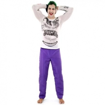 Fantasia Coringa Esquadrão Suicida Adulto Sulamericana