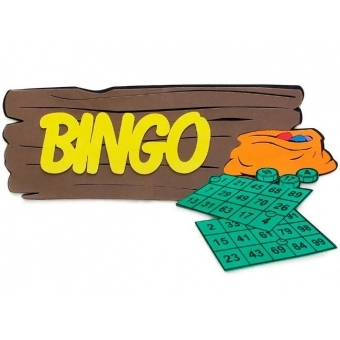 Placa Junina E.V.A Bingo Grintoy