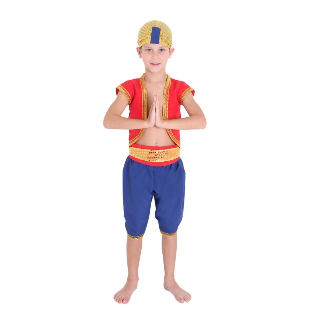 Fantasia Aladim Luxo Infantil Sulamericana - Fantasias Infantis