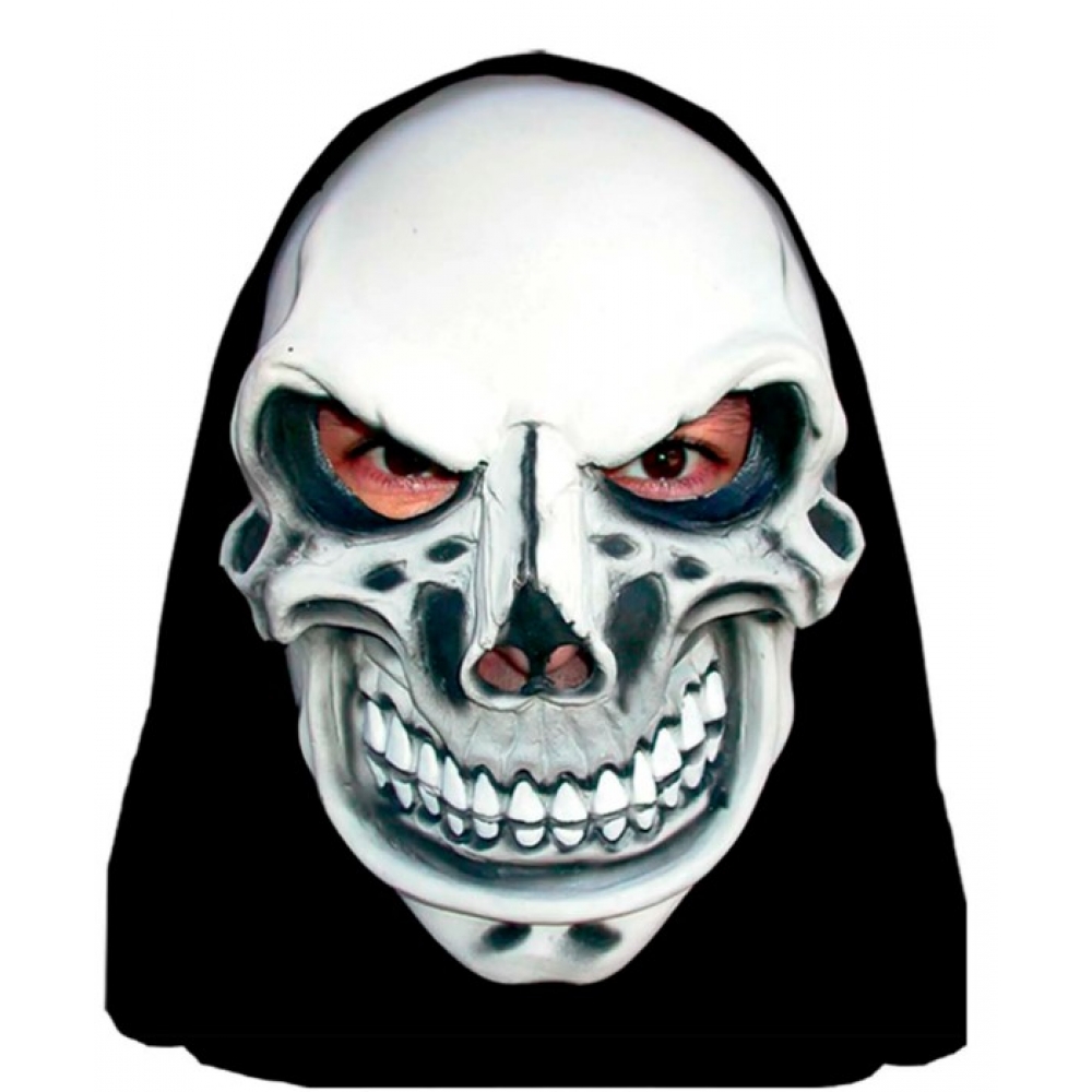 Máscara Látex Caveira Maquiavélica Spook - Máscaras