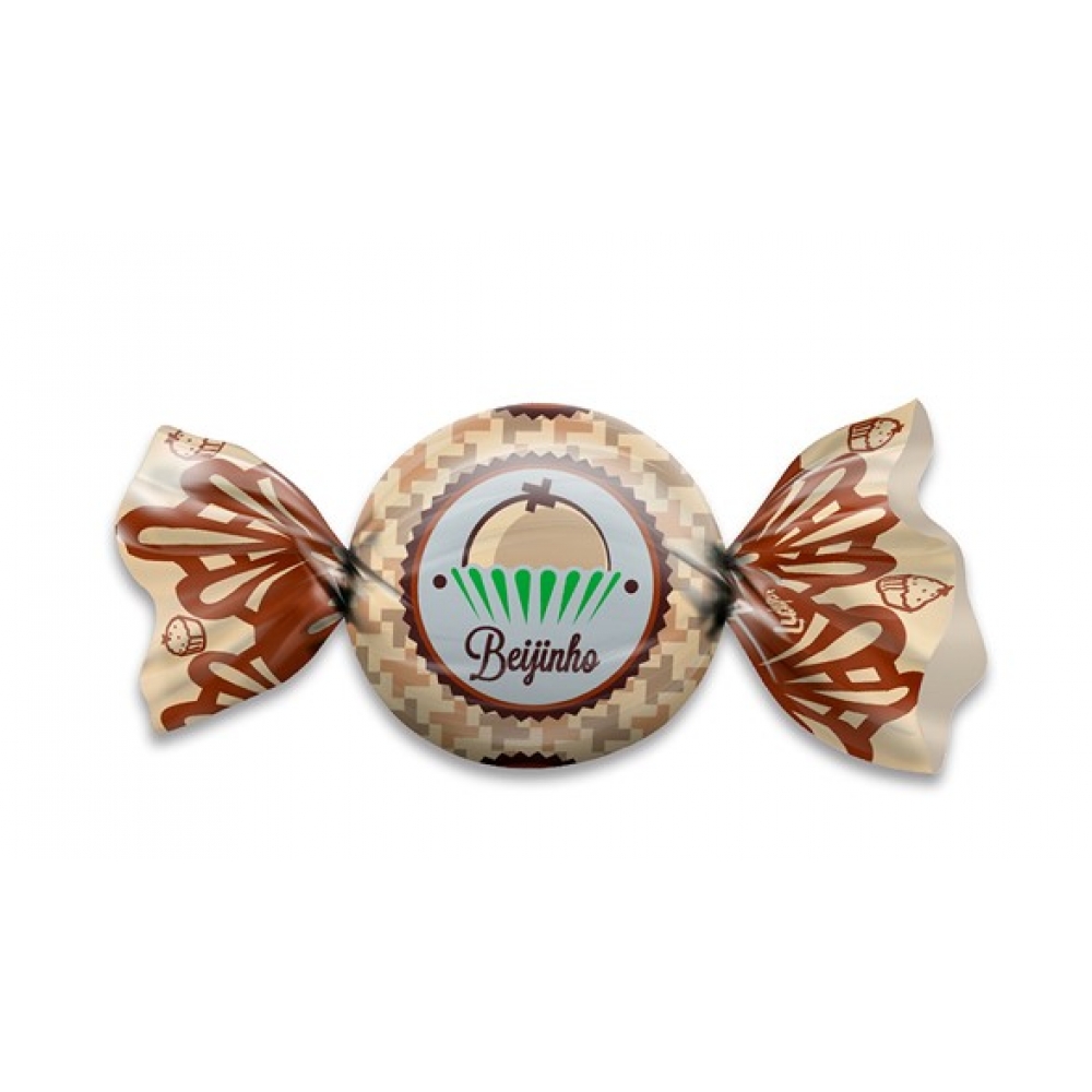 Papel Para Trufa Sabor Beijinho c/50 Luckyfest - Confeitaria
