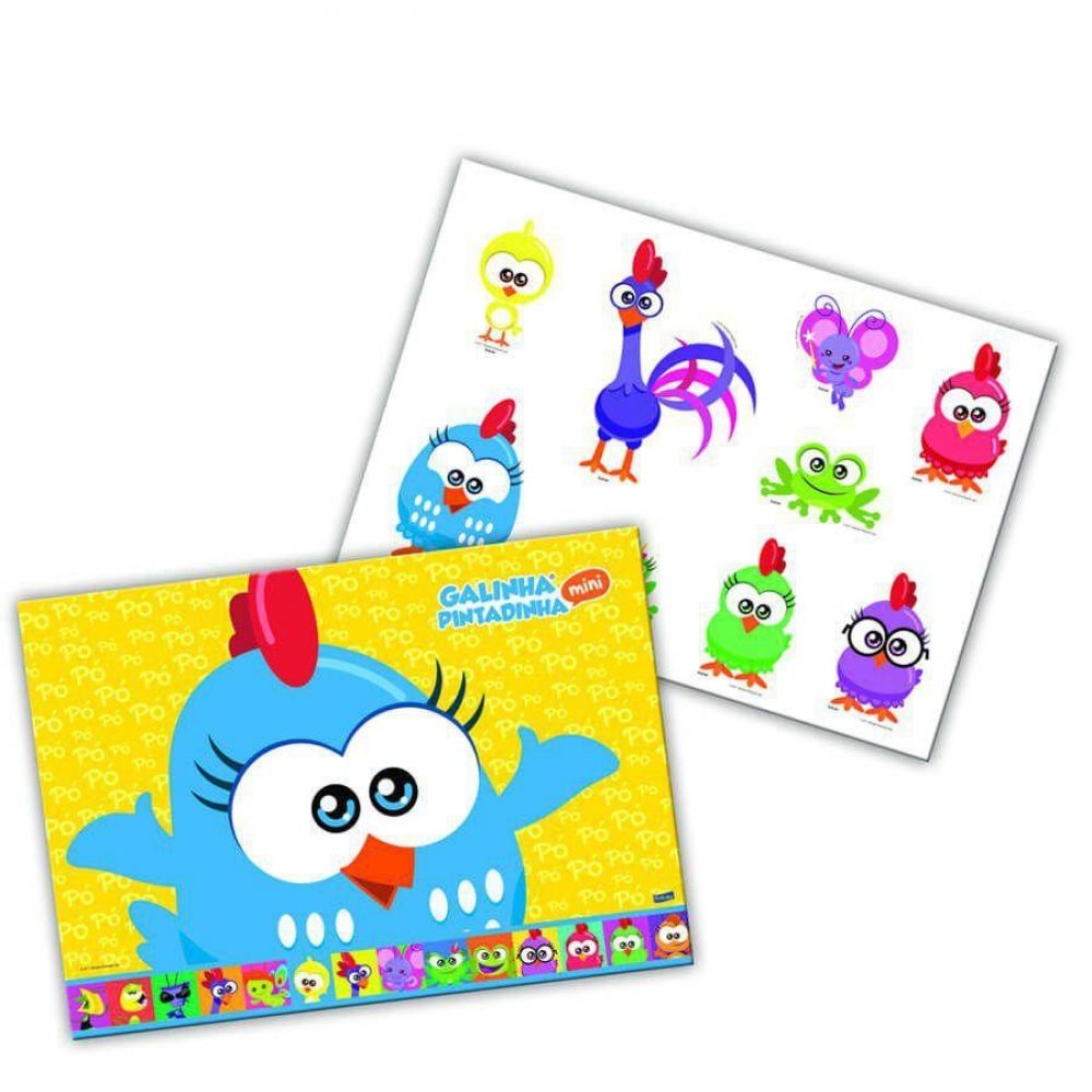 Kit Decorativo Galinha Pintadinha Mini Festcolor - Temas Infantis Festcolor