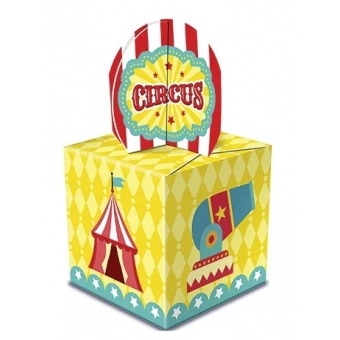 Caixa Para Lembrancinhas Circo c/8 Junco