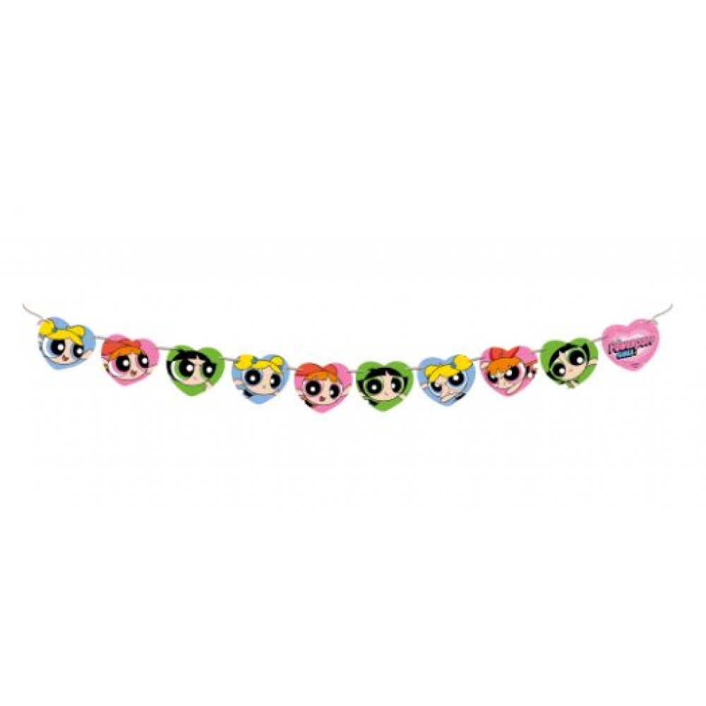 Faixa Decorativa Meninas Super Poderosas Festcolor - Temas Infantis