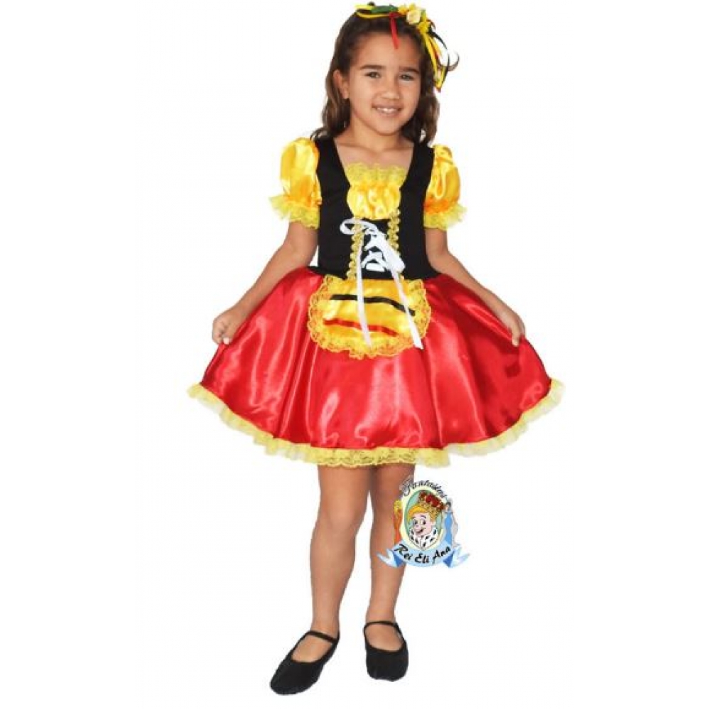 Fantasia Alemã Infantil Rei Eli Ana - Fantasias Infantis