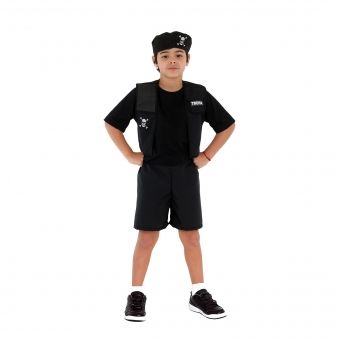 Fantasia Policial Tropa Curto Infantil Sulamericana