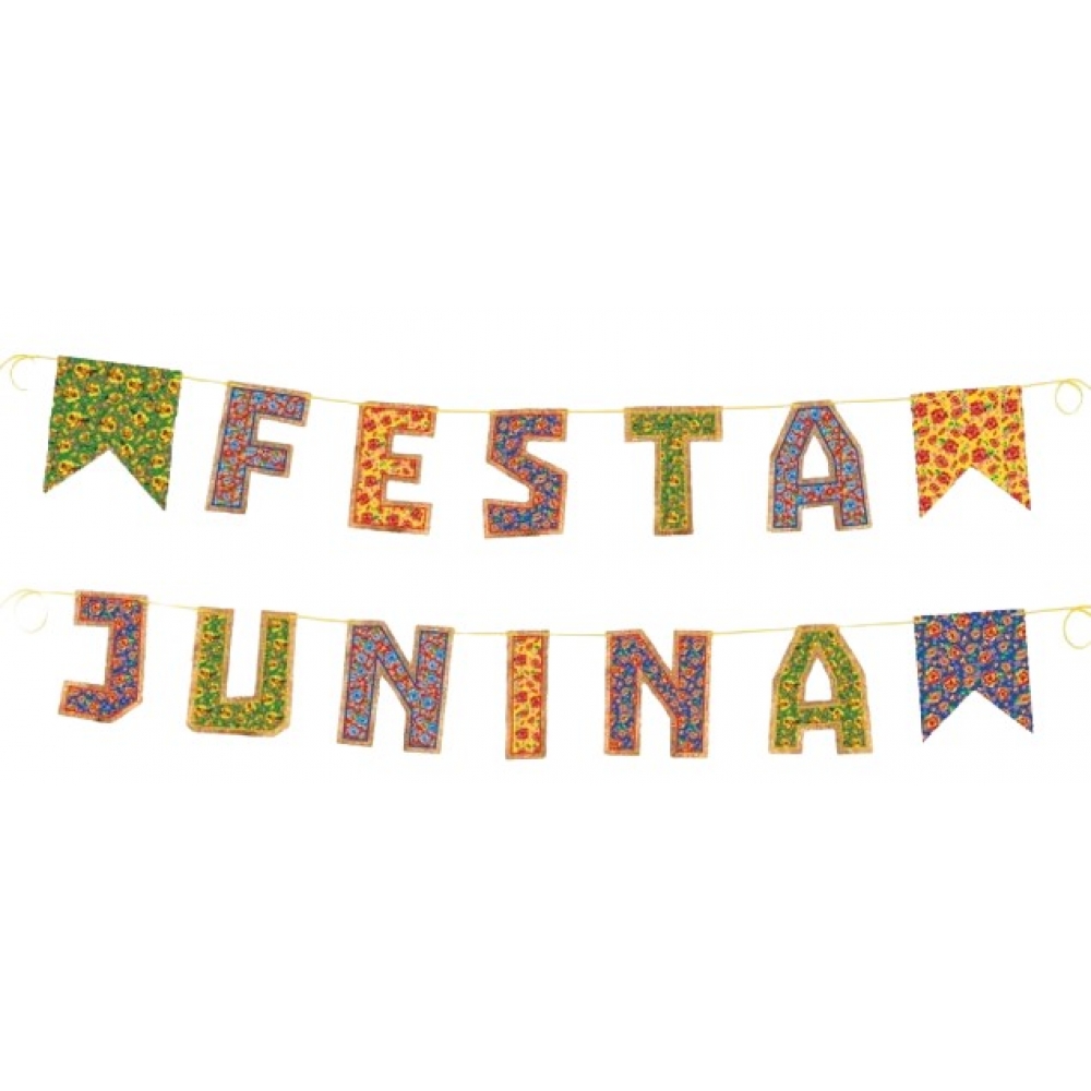 Faixa E.V.A Festa Junina Estampada Piffer - Festa Junina