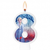 Vela Numeral Frozen 2 Regina Festas - Temas Infantis