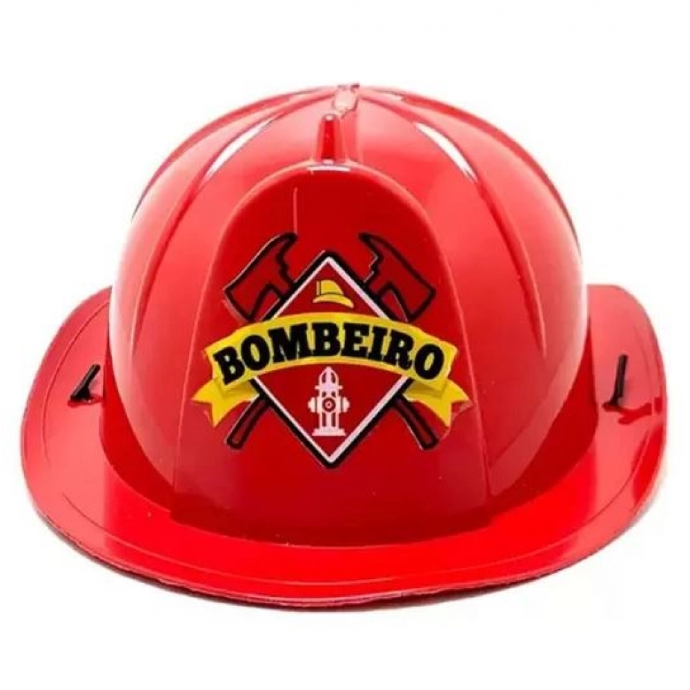 Capacete Plástico Bombeiro Master Toy - Chapéus