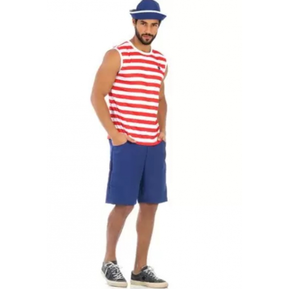 Fantasia Marinheiro Regata Adulto Sulamericana - Fantasias Adultos