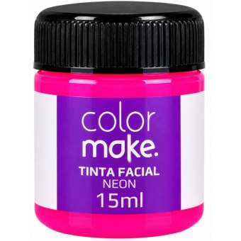 Tinta Facial Líquida 15ml Neon Pink Colormake