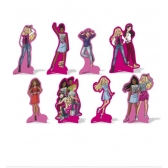 Decoração de Mesa Barbie c/8 Festcolor - Temas Infantis