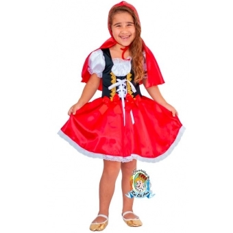 Fantasia Camponesa Chapeuzinho Vermelho Infantil Rei Eli Ana